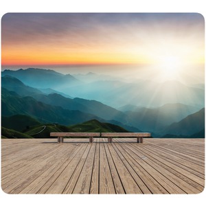 FELLOWES 5916201 Recycled Mouse Pad (Mountain Sunrise)