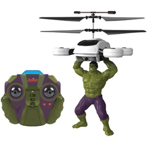 World Tech Toys 34891 2-Channel Marvel(R) IR Helicopter with Action Phrases (The Hulk(R))