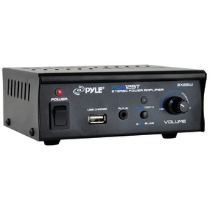 PYLE HOME PCA12BT 25-Watt Mini Blue Series Bluetooth(R) Stereo Power Amp