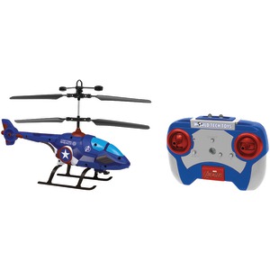 World Tech Toys 34898 2-Channel Marvel(R) IR Helicopter with LED Lights (Captain America(R))